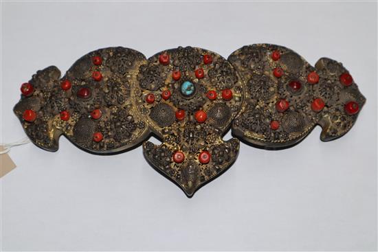 A 19th century Indian belt buckle